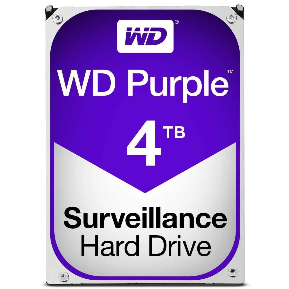 Disco r&iacute;gido Western Digital - Capacidade 4 TB - Interface SATA at&eacute; 175 MB/s - Modelo WD43PURZ - Esp