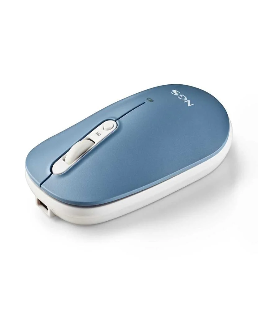 Rat&oacute;n Inal&aacute;mbrico Por Bluetooth Ngs Shell-Rb/ Bat.