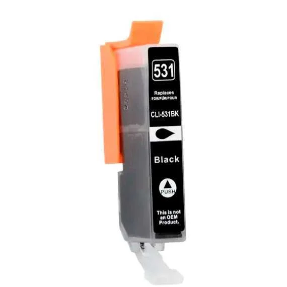 Tinteiro Canon Compat&iacute;vel Cli-531bk Preto