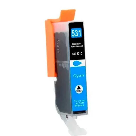 Tinteiro Canon Compat&iacute;vel CLI-531C Azul