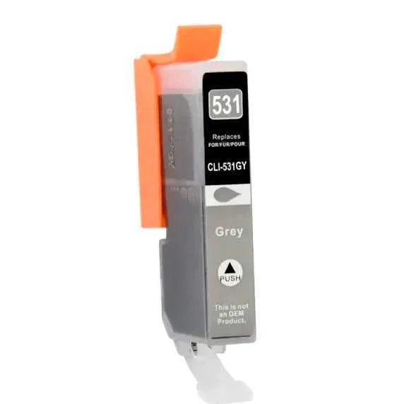 Tinteiro Canon Compat&iacute;vel Cli-531gy Cinza