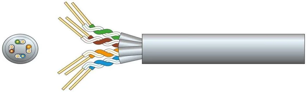 Cat6a U/Ftp Network Cable 305m Grey