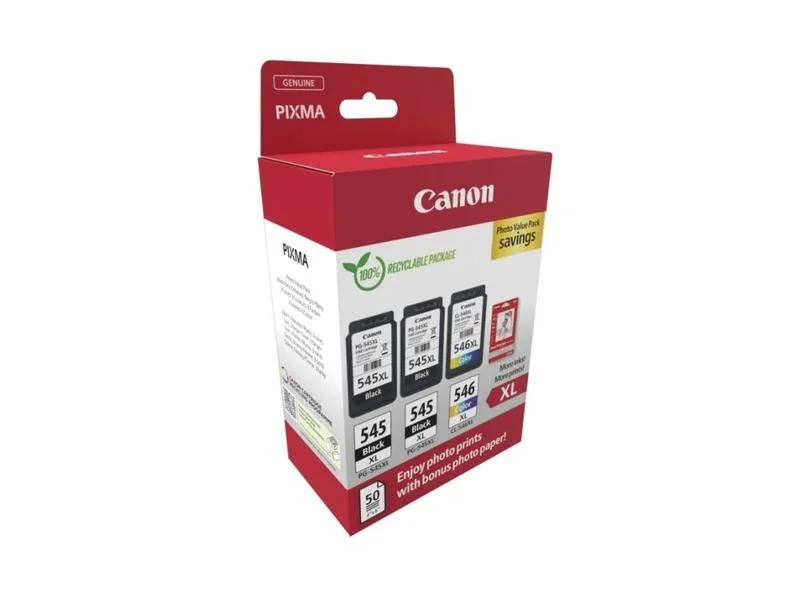 Tinteiros Cores + Preto Canon XL 8286B015
