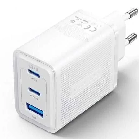 Cargador Gan de Pared Vention Ferw0-Eu/ 2xusb Tip.