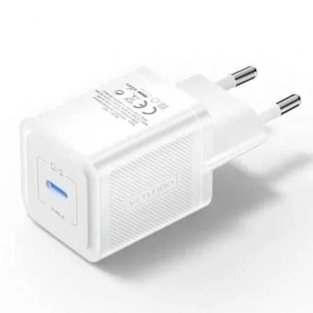 Cargador Gan de Pared Vention Fepw0-Eu/ 1xusb Tip.