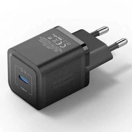 Cargador Gan de Pared Vention Fepb0-Eu/ 1xusb Tip.