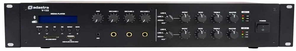 Amplificador V-122 100V Dual Zone 2x120W