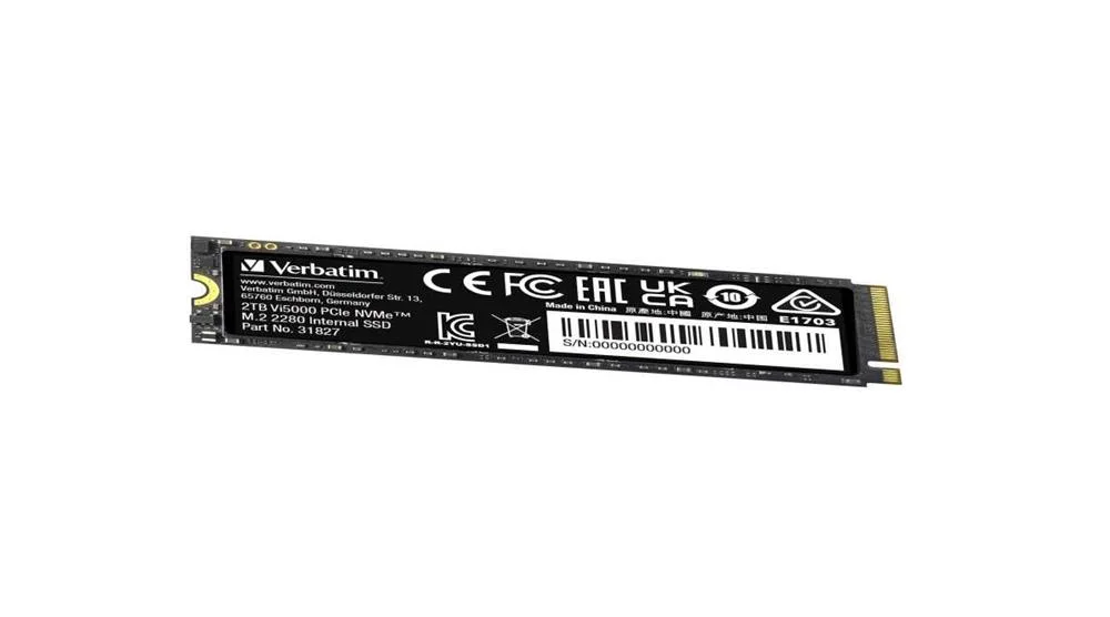 VERBATIM VI5000 M.2 2 TB PCI EXPRESS 4.0 3D NAND .