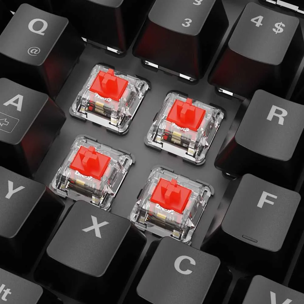 SHARKOON SKILLER SGK20 RED TECLADO USB QWERTZ ALE.