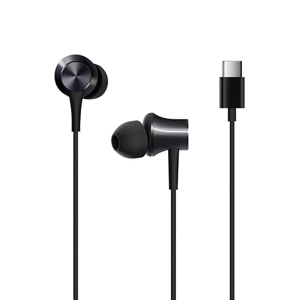 Auricular com Fio Original Xiaomi Typ C com Microfone Hsej04wm Preto Blister