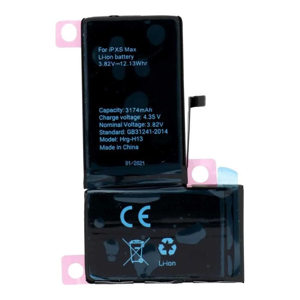 Bateria de caixa de pol&iacute;mero para iPhone Xs Max 3.