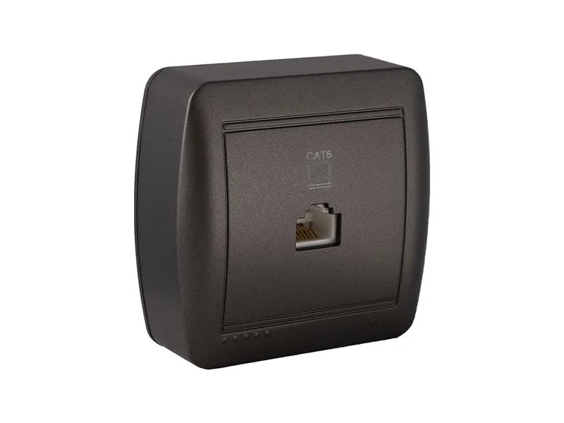 Tomada Multim&eacute;dia Rj45. Categoria 6. de Superf&iacute;ci.