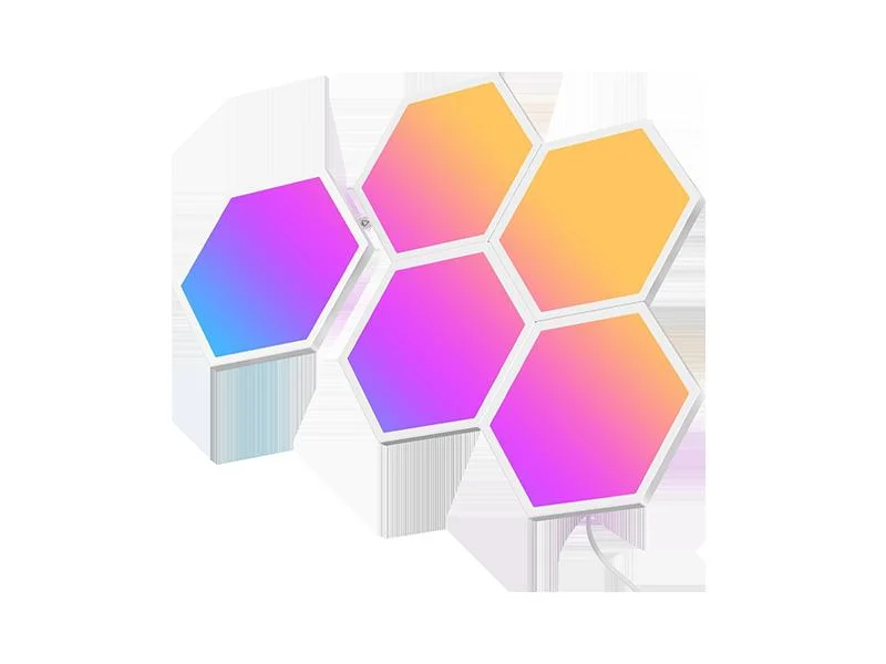 Pain&eacute;is de Luz Govee Glide Hexa (Pacote de 5)