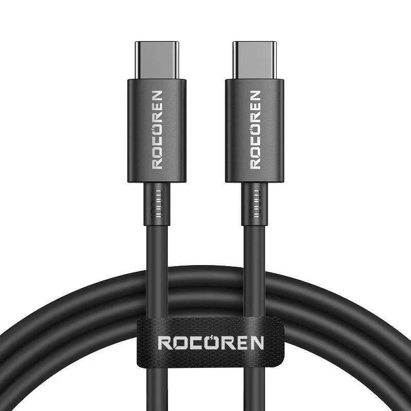 Cabo de Carregamento R&aacute;pido Rocoren Usb-C P/ Usb-C