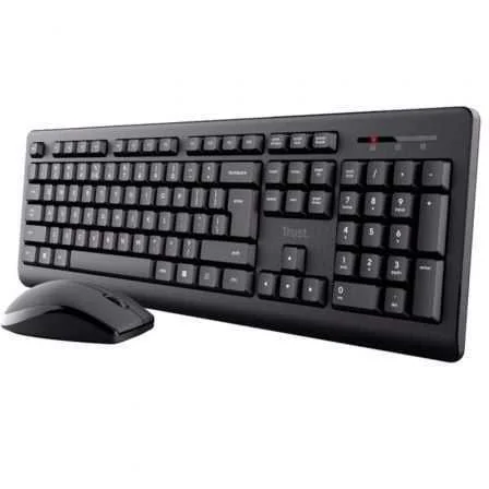 Teclado Y Rat&oacute;n Inal&aacute;mbricos Trust Primo Wireless.