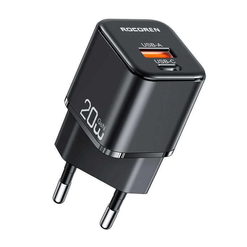 Carregador de Parede Minigan Rocoren Usb-C. Usb