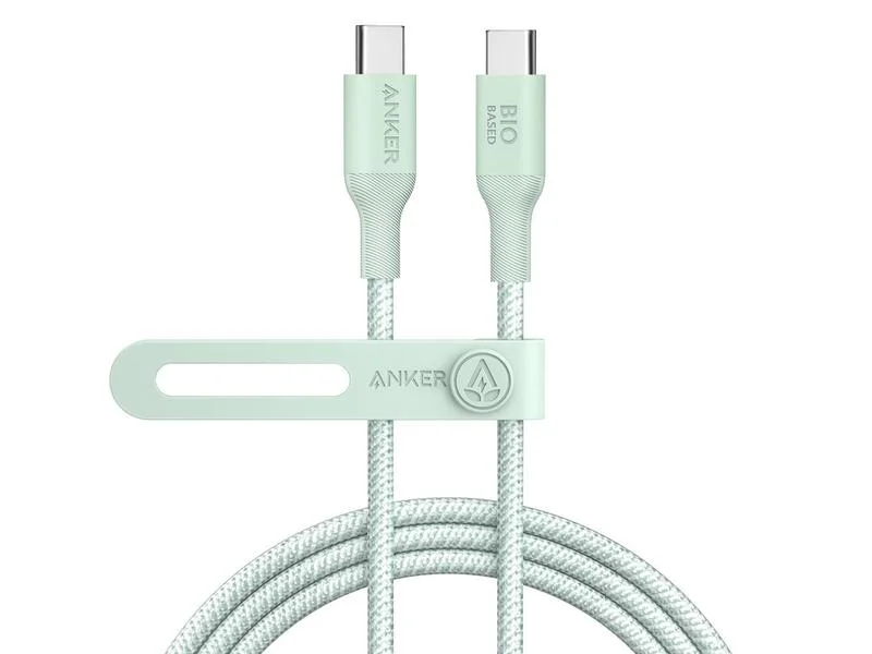 Kabel Anker 544 Usb-C  do Usb-C  Bio-Nylon 1.8m 140w Zielony