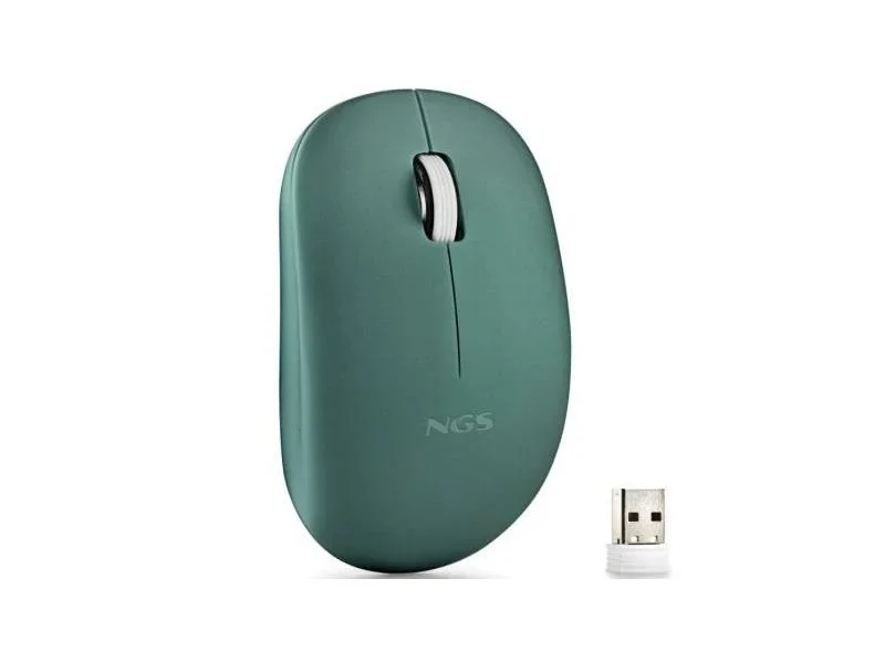 Rato Rf Wireless &Oacute;tico Fog Pro 1000dpi Verde - Ngs