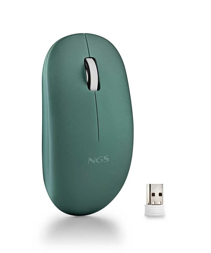 Rato Rf Wireless &Oacute;tico Fog Pro 1000dpi Verde - Ngs