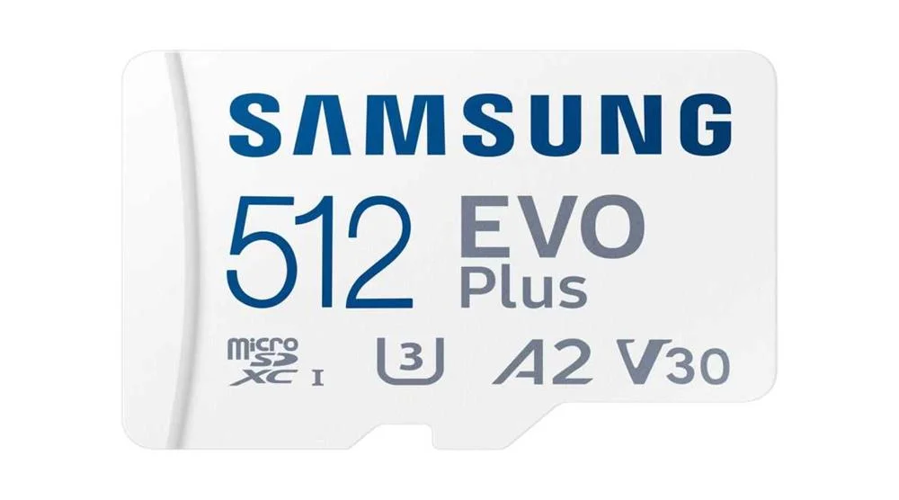 Cart&atilde;o Mem&oacute;ria Microsdxc Uhs-I 512gb Evo Plus Classe U3, V30, A2 + Adaptador Sd - Samsung