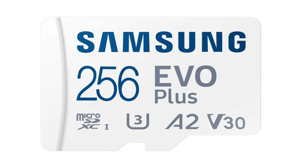 Cart&atilde;o Mem&oacute;ria Evo Plus Microsdxc Uhs-I 256gb Classe U3, V30, A2 + Adaptador Sd - Samsung