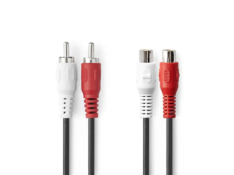 Nedis Cagl24205bk100 Cabo de &Aacute;udio 10 M 2 X Rca P.