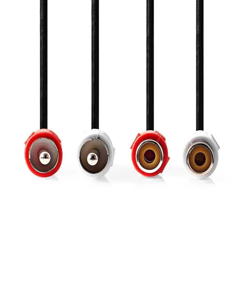 Nedis Cagl24205bk100 Cabo de &Aacute;udio 10 M 2 X Rca P.