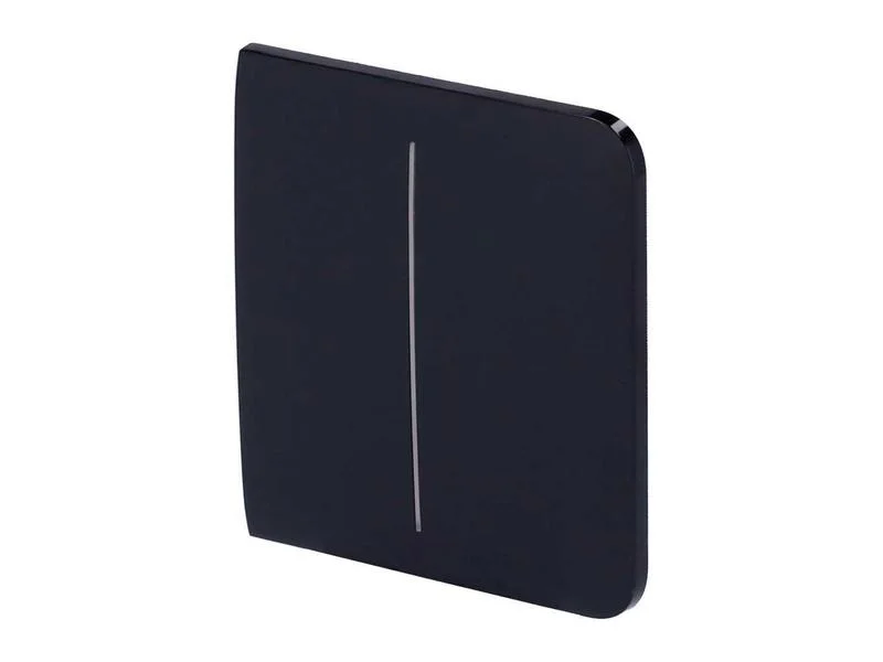 Panel T&aacute;ctil para Un Interruptor Doble de Luz - Compatible Con Aj-Lightcore-2g - Retroiluminaci&oacute;n Le