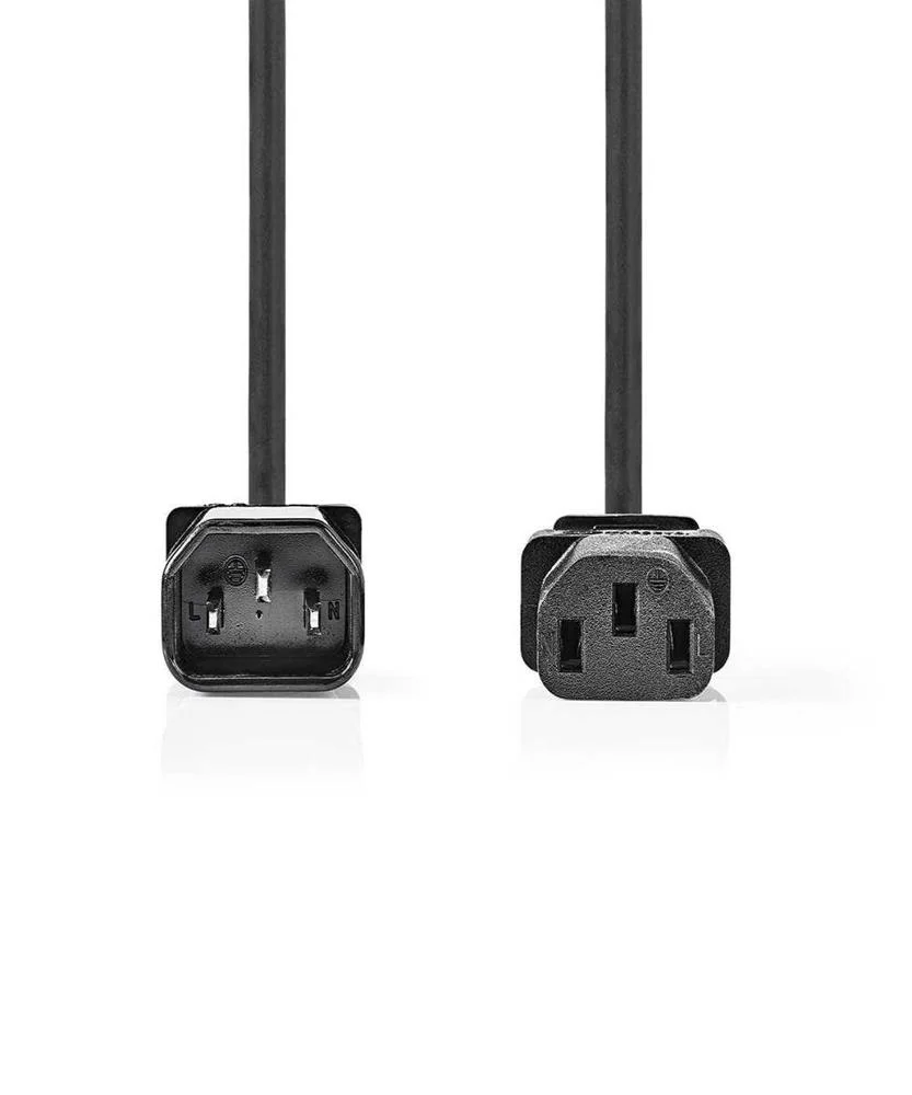Cable Alimentaci&oacute;n  Iec-320-C14  Iec-320-C13  Rec.