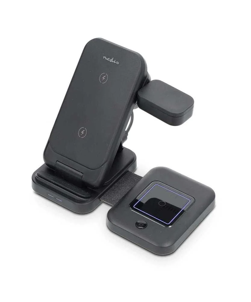 Cargador Inal&aacute;mbrico  3 En 1  15 W  Indicador de .
