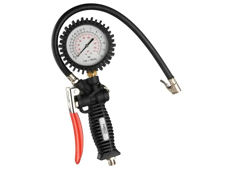 Inflation Gun With 80 Mm Pressure Gauge