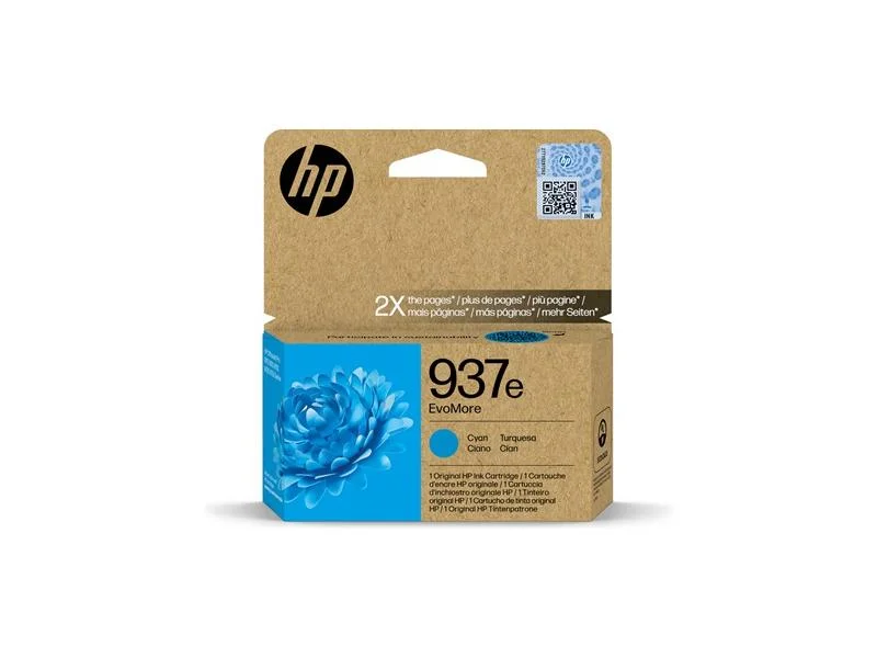 Hp Ink No 937e Cyan (4s6w6ne)