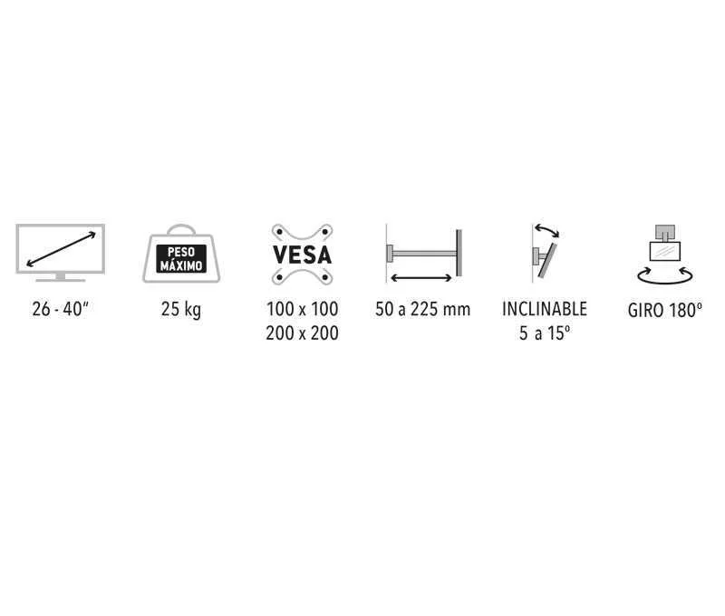 Soporte para Tv Led/Tft de 26"" a 40
