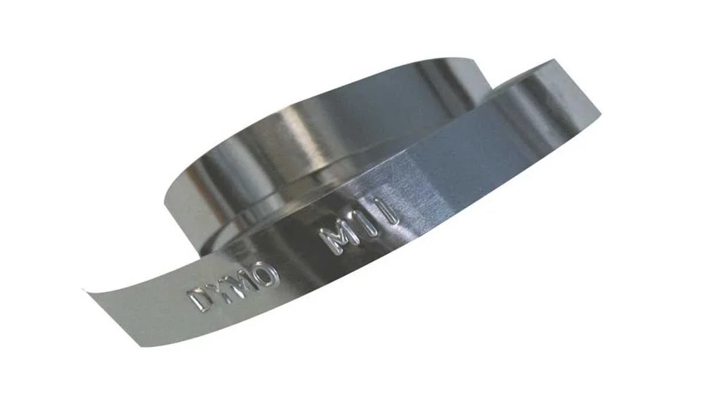Dymo 12mm Non Adhesive Stainless Steel Tape Etiqu.