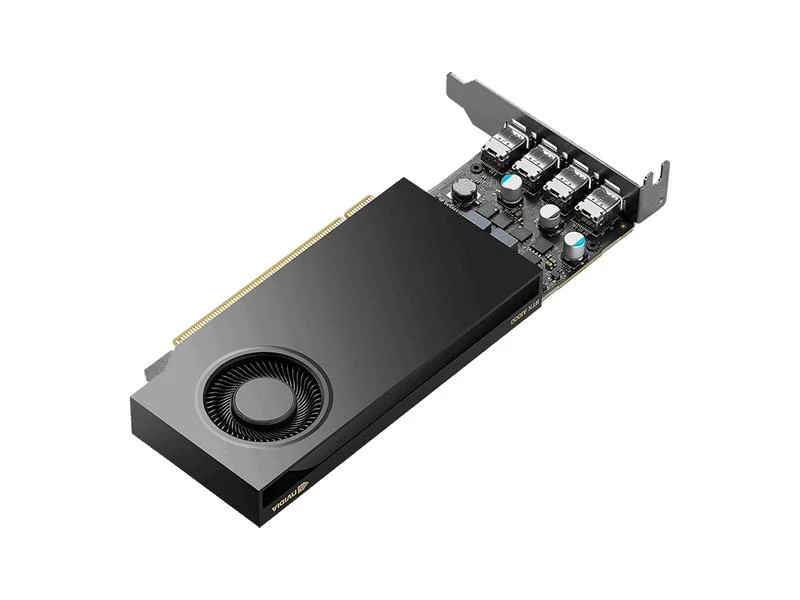 Pny Nvidia A1000 8gb Gddr6 128-Bit  Low Profile  Pcie 4.0 X8  Single Slot  4 X Mini Displayport 1.4a