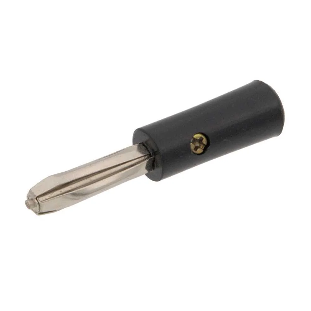 Ficha Banana Macho de 4 Mm com 4 Contactos