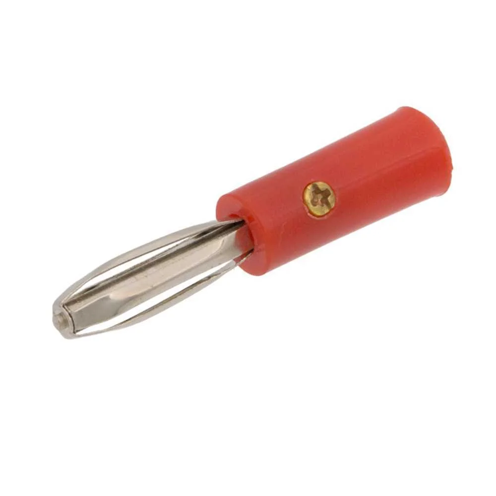 Ficha banana macho de 4 mm com 4 contactos tipo 4.