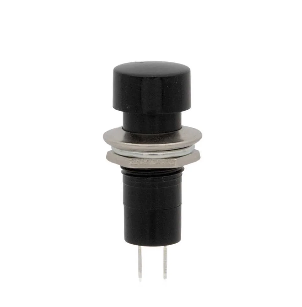 Bot&atilde;o de Press&atilde;o, Normalmente Fechado, 125v 3a, Cor Ne