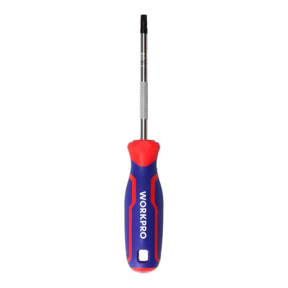 Chave Torx T10 X 100mm Cabo Tricolor Workpro