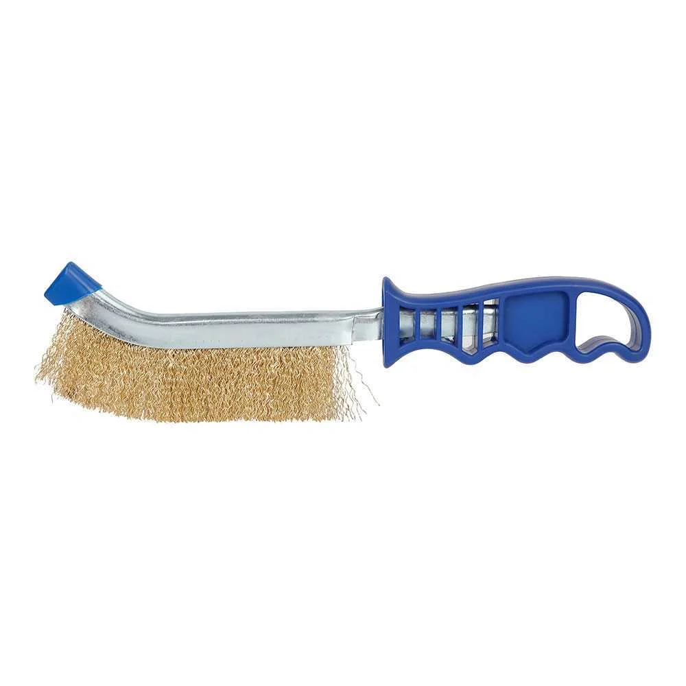 Escova de Arame com Cabo Pl&aacute;stico Workpro