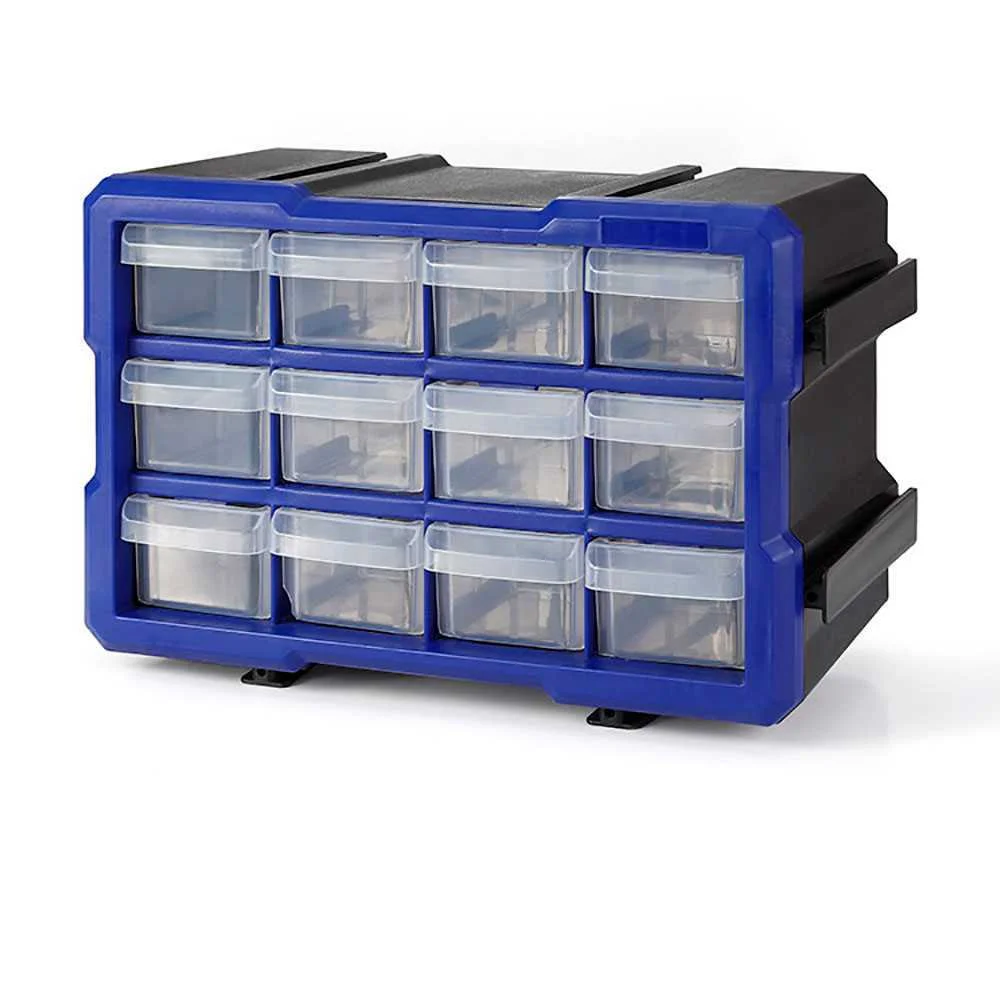 Organizador Transparente com 12 Gavetas