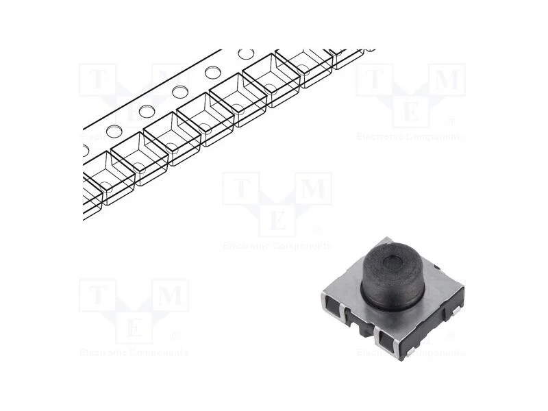 Microinterruptor Tact, Spst-No, Pos: 2, 0,05a/42vdc, Smt, 7,75mm