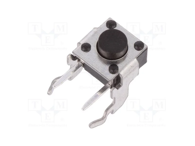 Microinterruptor Tact, Spst-No, Pos: 2, 0,05a/12vdc, Tht, 1,6n