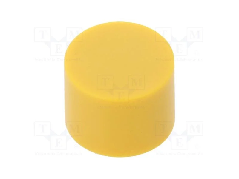 Tecla, Apertado, N&atilde;o Disp, 7mm, -25&divide;70c, Redonda, Amarelo