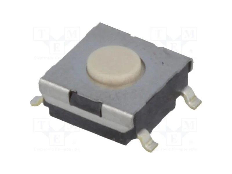 Microinterruptor Tact, Spst-No, Pos: 2, 0,05a/24vdc, Smt, 1,47n