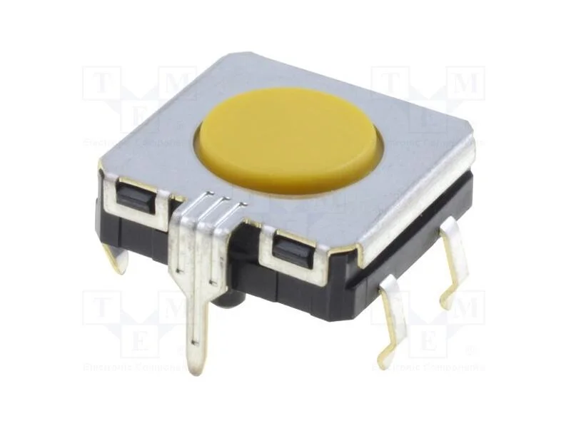 Microinterruptor TACT, SPST-NO, Pos: 2, 0,05A/24V.