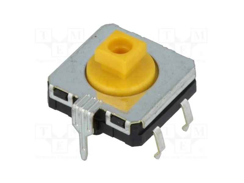 Microinterruptor Tact, Spst-No, Pos: 2, 0,05a/24vdc, Tht, 3,43n
