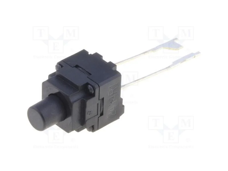 Microinterruptor Tact, Spst-No, Pos: 2, 0,05a/12vdc, Tht, 2,55n