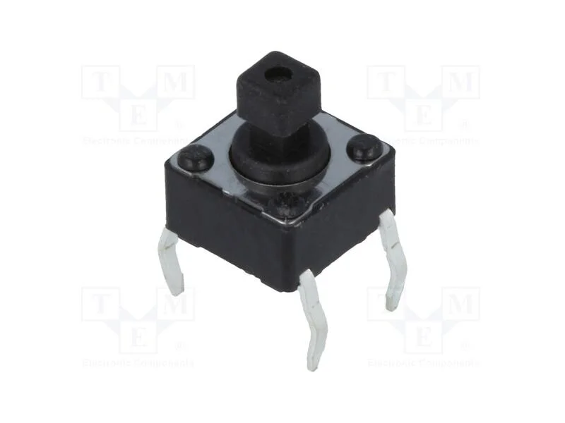 Microinterruptor Tact, Spst-No, Pos: 2, 0,05a/12vdc, Tht, 1n, 7,3mm