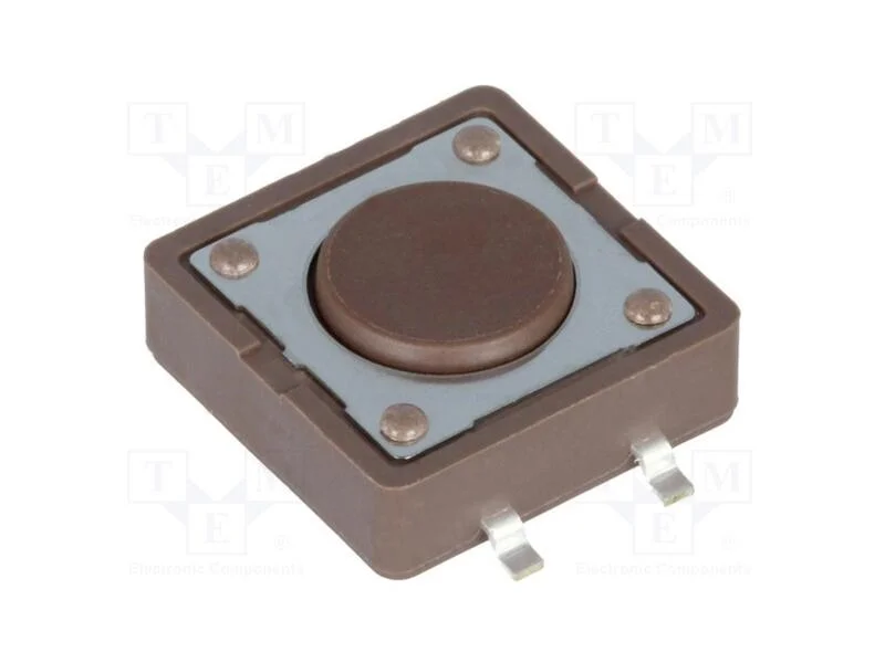 Microinterruptor Tact, Spst-No, Pos: 2, 0,05a/12vdc, Smt, 1,6n